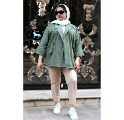 تصویر از مانتو یقه انگلیسی