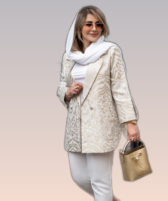 تصویر از کت لنین ژاکارد